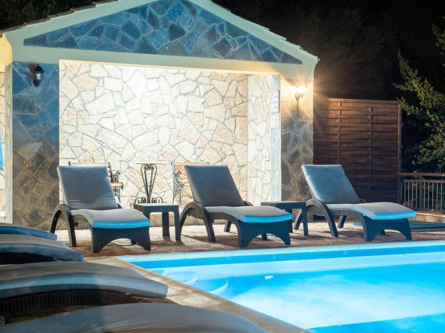Poli House Family Villa W/ Pool Corfu  Bagian luar foto