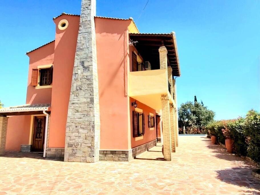 Poli House Family Villa W/ Pool Corfu  Bagian luar foto