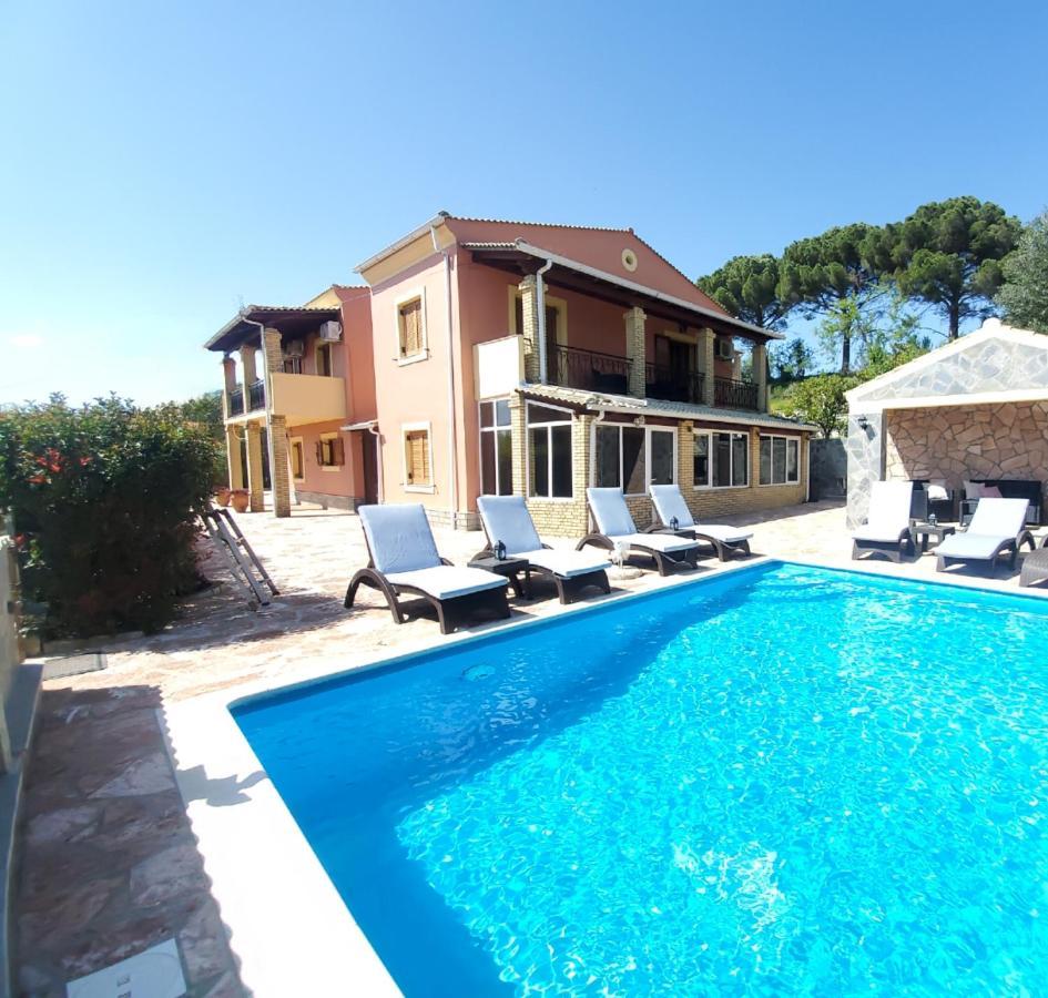 Poli House Family Villa W/ Pool Corfu  Bagian luar foto